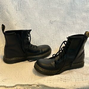 Black Dr. Marten boots